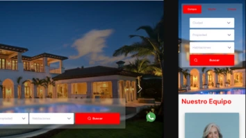Diseño de arquitectura UX/UI en Figma para inmobiliaria de lujo